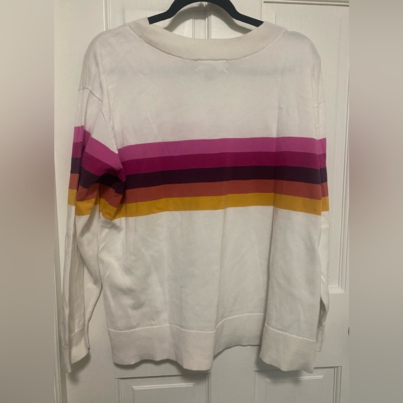 Lands' End White Sweater - Picture 6 of 7